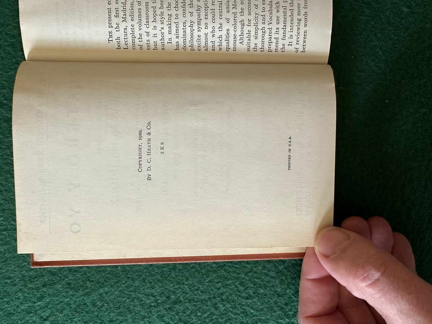 Vintage Non-Fiction Hardback: Gertrude M Walsh - Jimenez Platero y Yo 1922