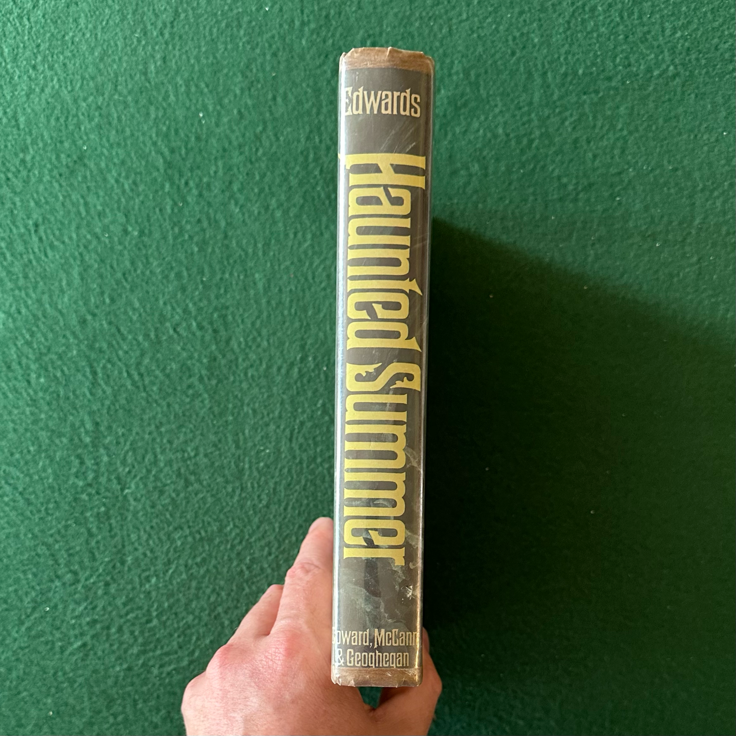 Vintage Horror Hardback: Anne Edwards - Haunted Summer EX-LIBRARY FIRST EDITION