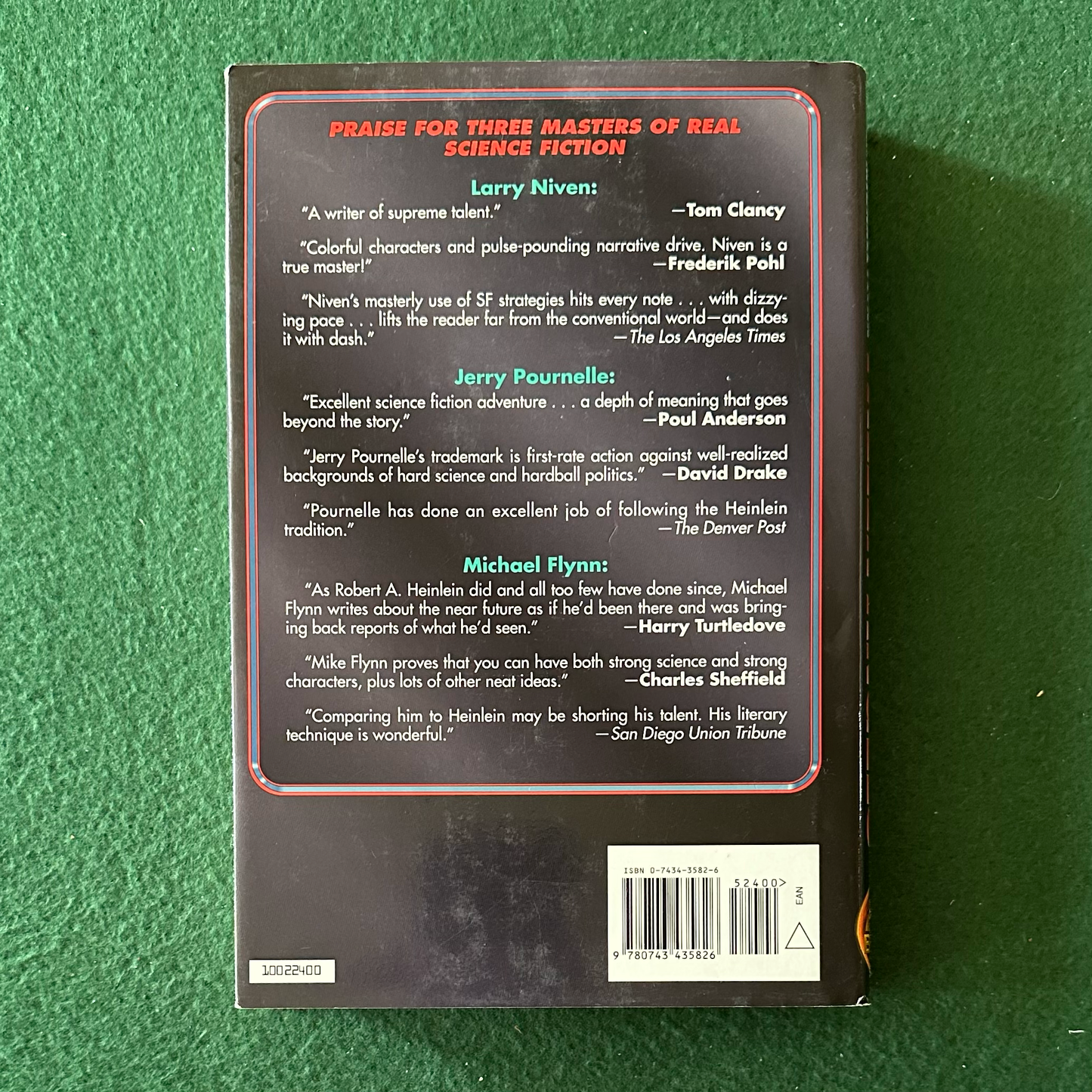 Sci-Fi Hardback: Larry Niven, Jerry Pournelle and Michael Flynn - Fallen Angels SIGNED FIRST EDITION