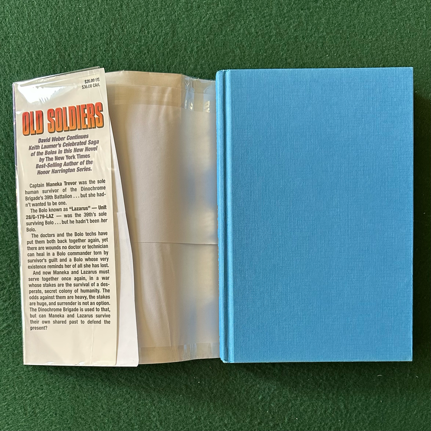 Sci-Fi Hardback: David Weber - Old Soldiers SIGNED FIRST EDITION