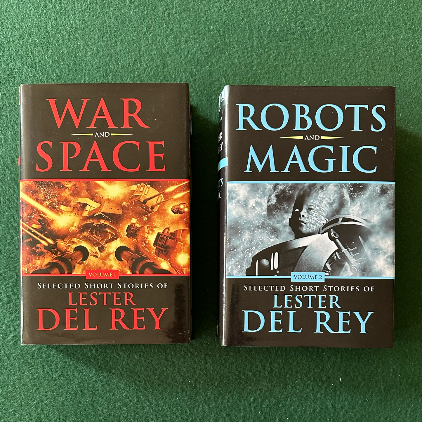 Sci-Fi Hardbacks: Selected Short Stories of Lester Del Rey, Vol I & II FIRST EDITIONS