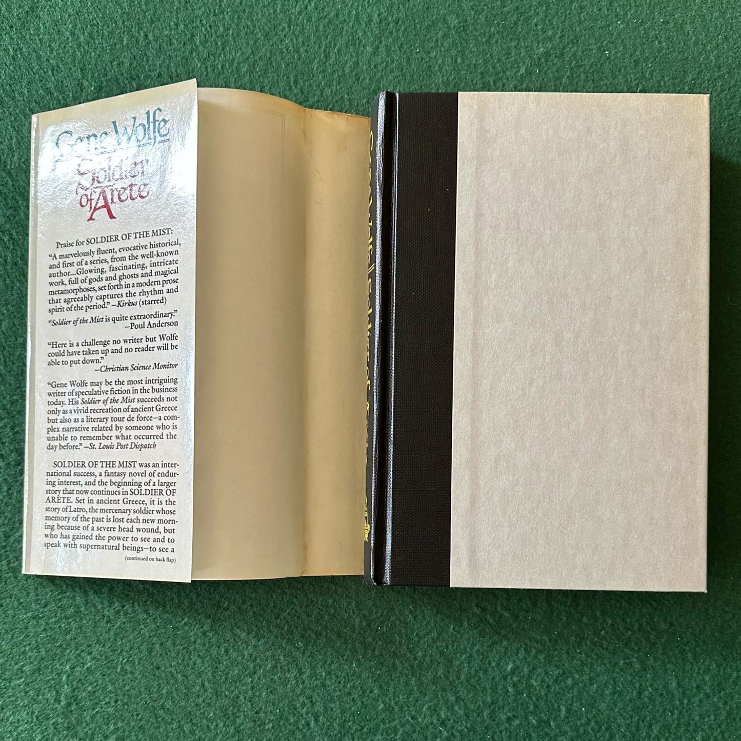 Vintage Fantasy Hardback: Gene Wolfe - Soldier of Arete BCE