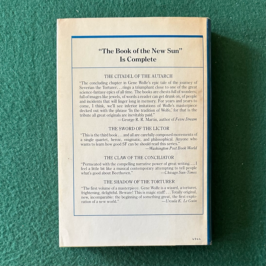 Vintage Fantasy Hardback: Gene Wolfe - The Citadel of the Autarch BCE