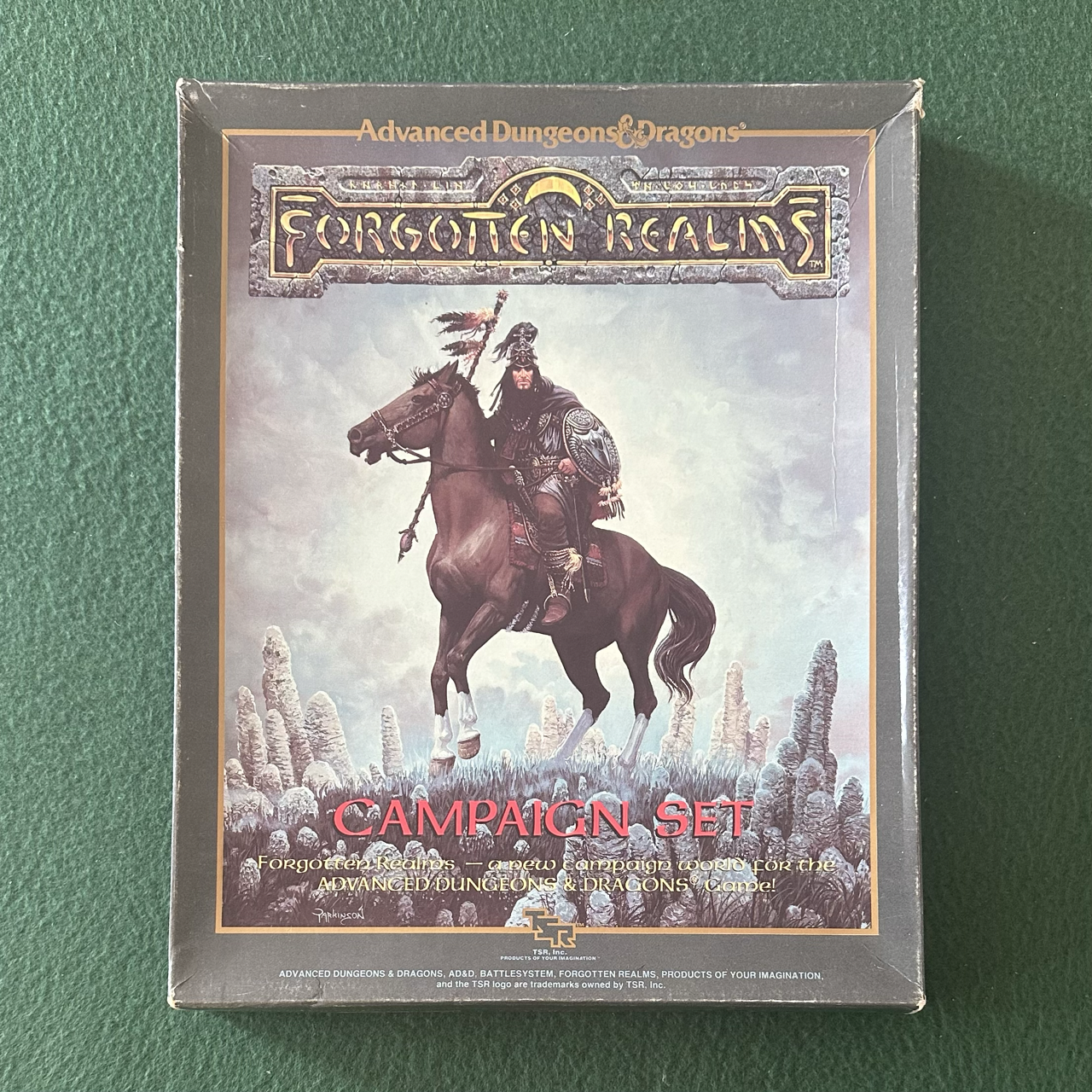 Vintage Advanced Dungeons & Dragons Box Set: Forgotten Realms Campaign Set 1e COMPLETE