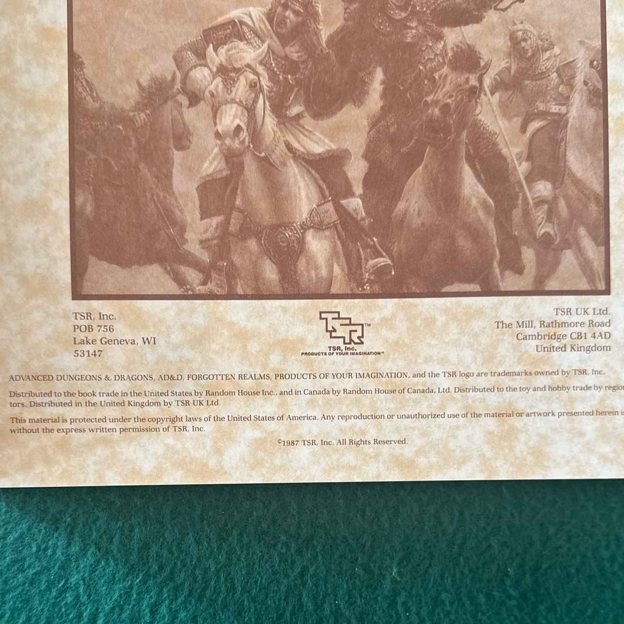 Vintage Advanced Dungeons & Dragons Box Set: Forgotten Realms Campaign Set 1e COMPLETE