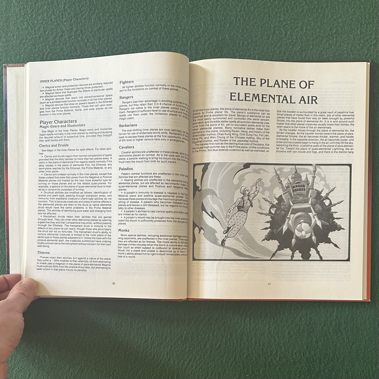 Vintage Advanced Dungeons & Dragons Accessory: Jeff Grubb - Manual of the Planes FIRST PRINTING