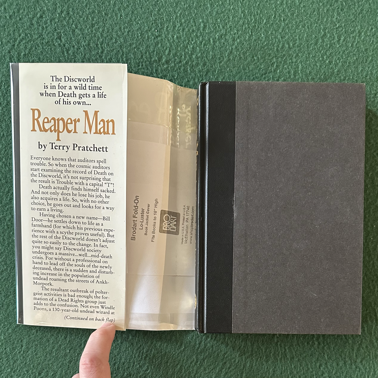 Vintage Fantasy Hardback: Terry Pratchett - Reaper Man BCE