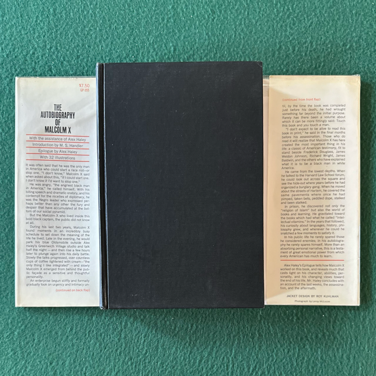 Vintage Autobiography Hardback: Alex Haley - The Autobiography of Malcolm X SECOND PRINTING