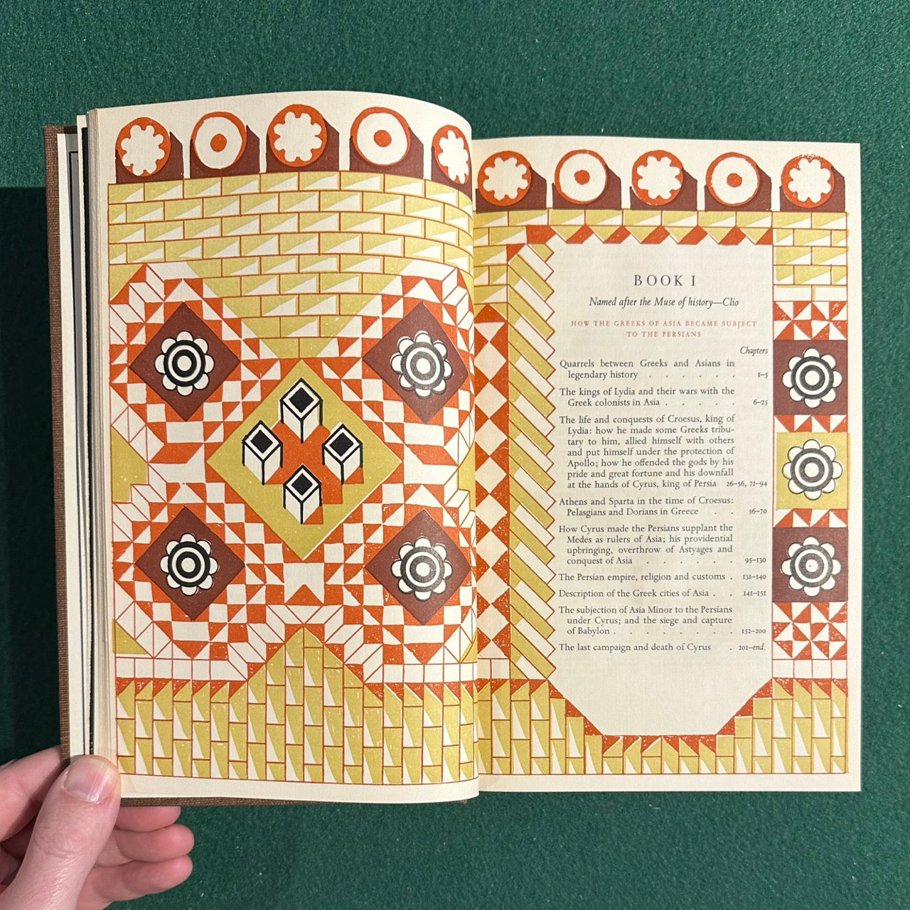 Vintage Non-Fiction Hardback: The Histories of Herodotus of Halicarnassus, Translated by Harry Carter and Illustrated by Edward Bawdem SIGNED AND NUMBERED
