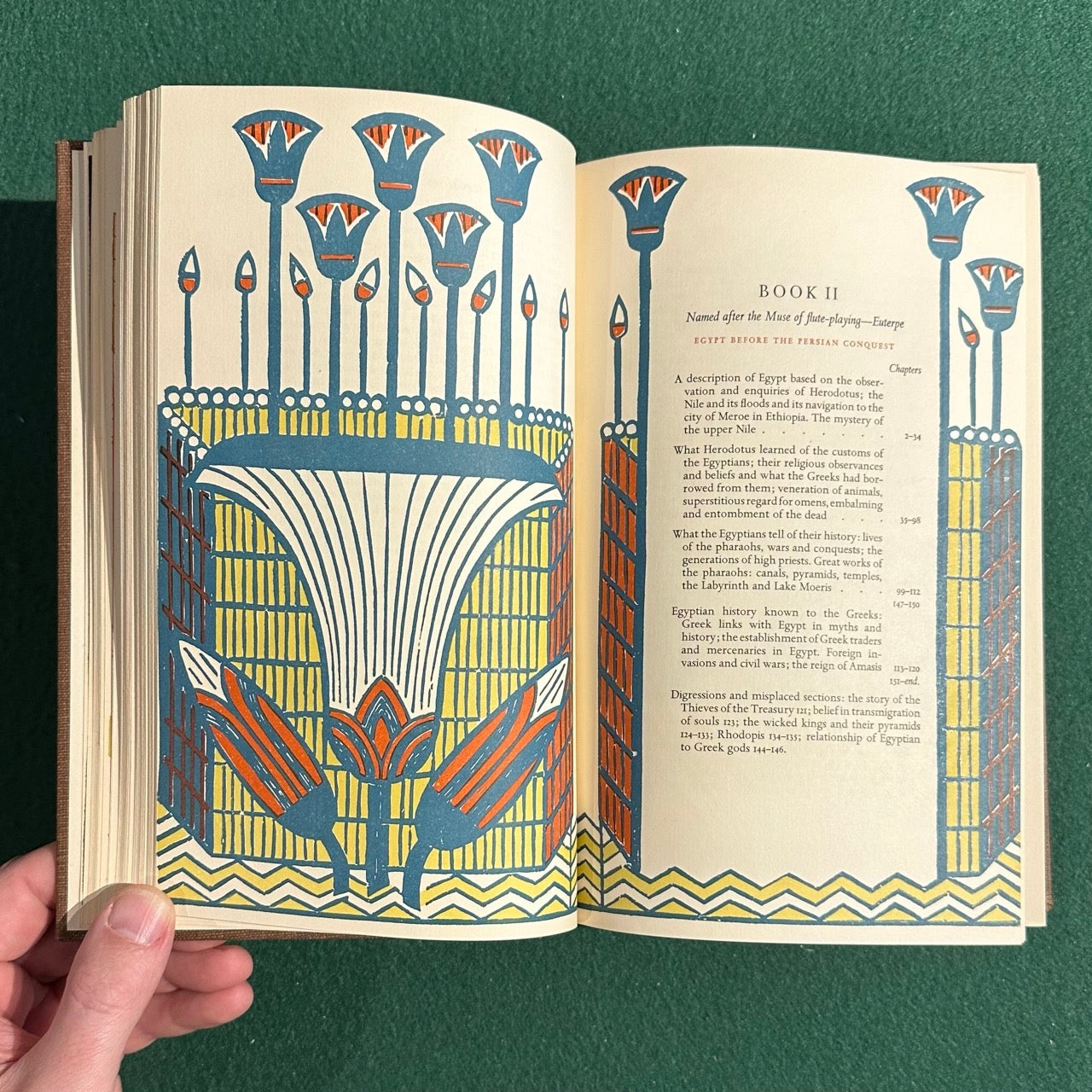 Vintage Non-Fiction Hardback: The Histories of Herodotus of Halicarnassus, Translated by Harry Carter and Illustrated by Edward Bawdem SIGNED AND NUMBERED