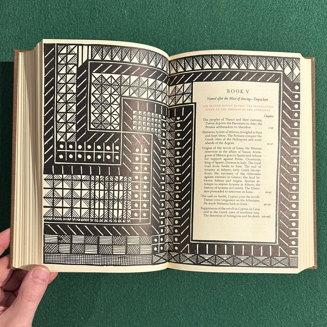 Vintage Non-Fiction Hardback: The Histories of Herodotus of Halicarnassus, Translated by Harry Carter and Illustrated by Edward Bawdem SIGNED AND NUMBERED