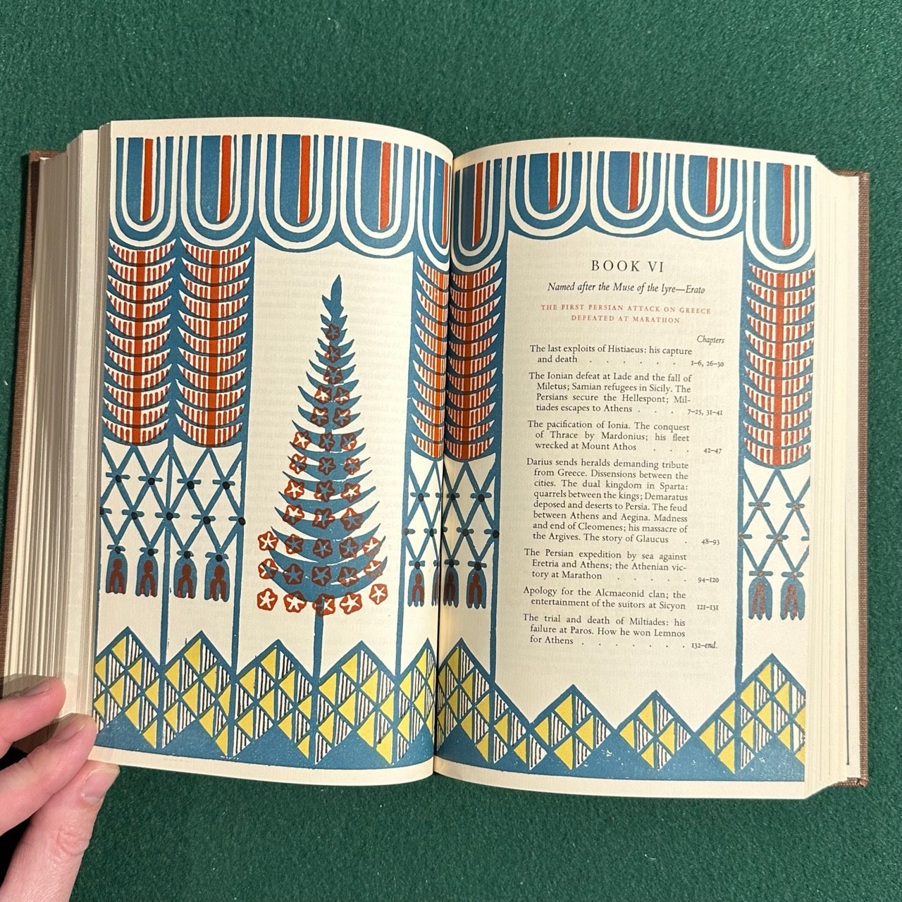 Vintage Non-Fiction Hardback: The Histories of Herodotus of Halicarnassus, Translated by Harry Carter and Illustrated by Edward Bawdem SIGNED AND NUMBERED