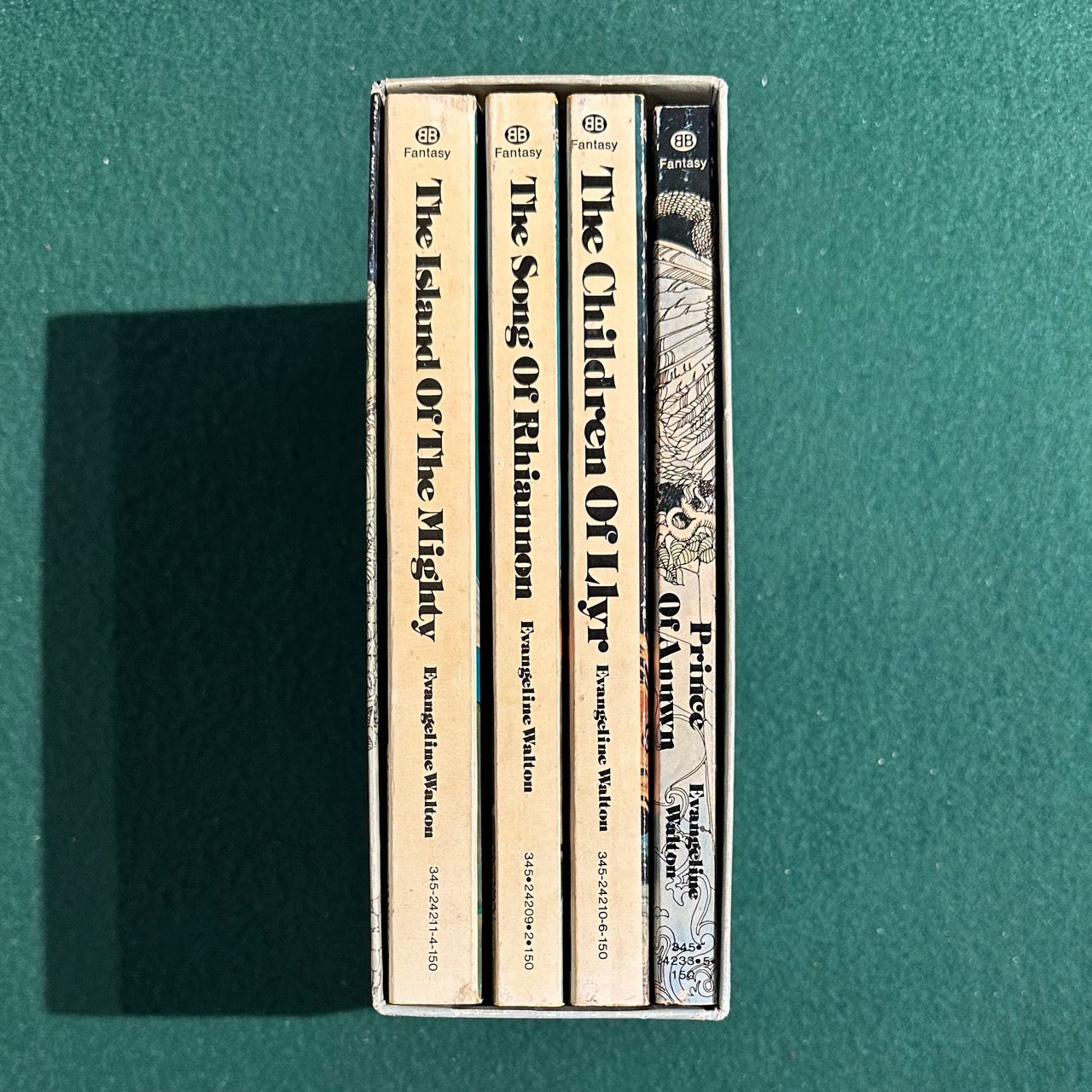 Vintage Fantasy Paperbacks: Evangeline Walton - The Mabinogion Series, 4 vols