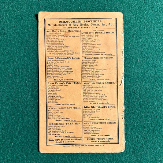 Vintage Children's Paperback: Dunigan's History of Robinson Crusoe 1890s