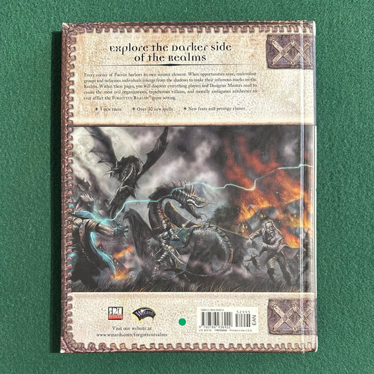 Dungeons & Dragons 3.5e Supplement: Forgotten Realms, Champions of Ruin FIRST PRINTING