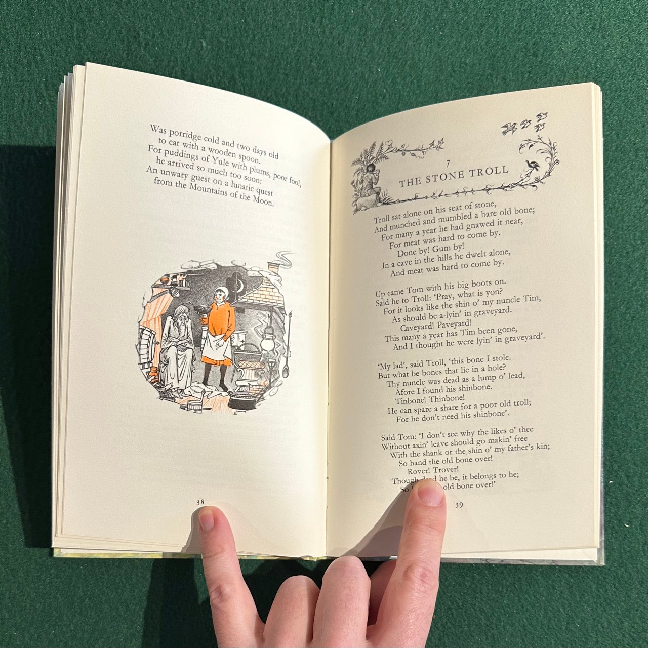 Vintage Fantasy Hardback: JRR Tolkien - The Adventures of Tom Bombadil FIRST EDITION 8TH PRINT