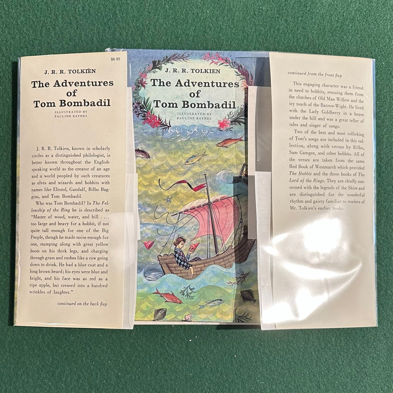 Vintage Fantasy Hardback: JRR Tolkien - The Adventures of Tom Bombadil FIRST EDITION 8TH PRINT