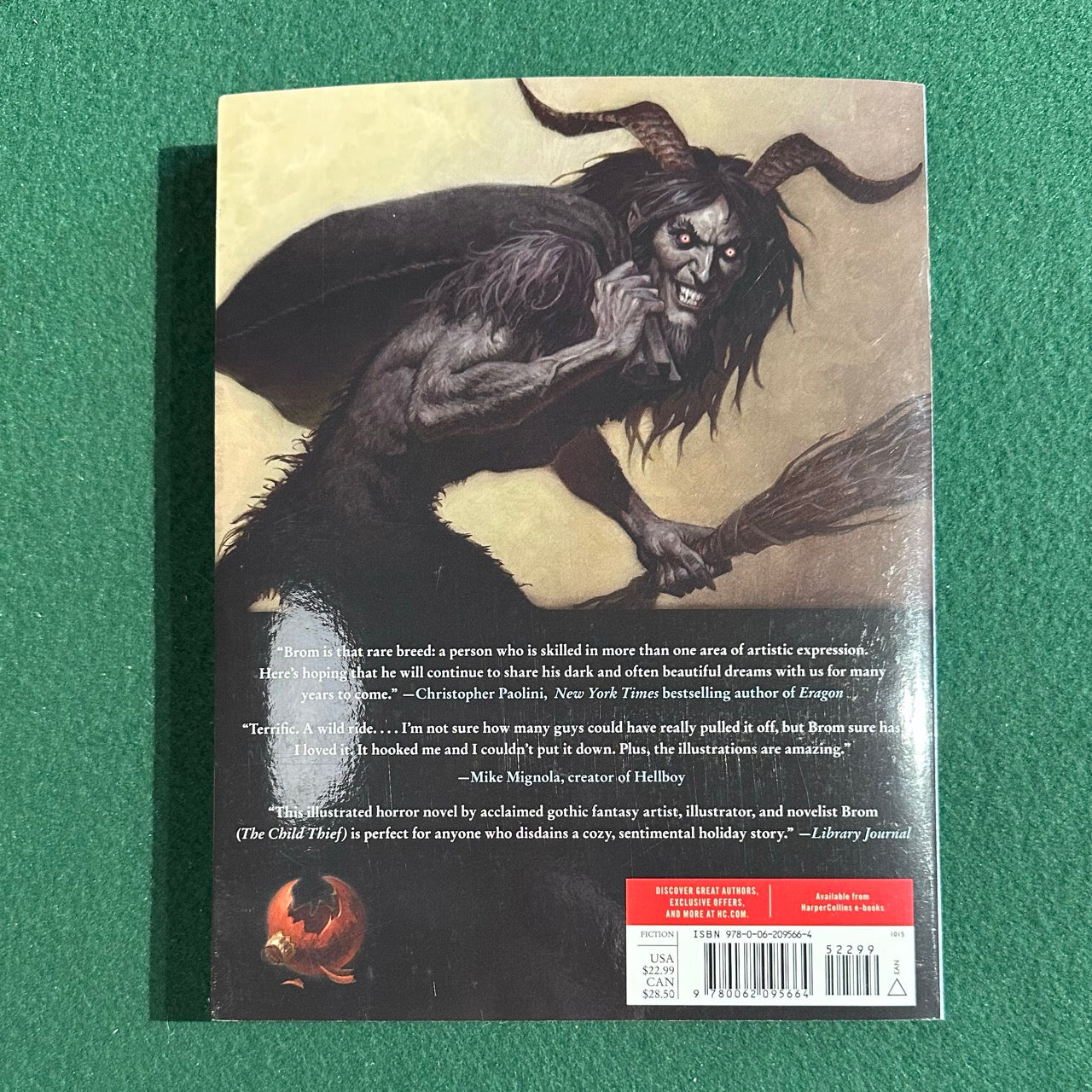 Horror Paperback: Gerald Brom - Krampus SIGNED