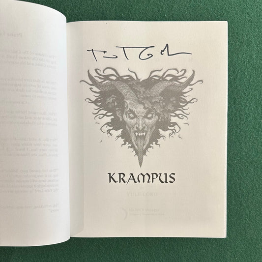 Horror Paperback: Gerald Brom - Krampus SIGNED