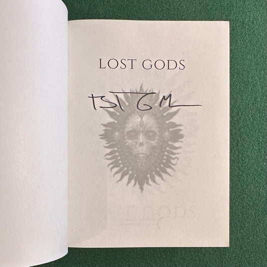 Horror Paperback: Gerald Brom - Lost Gods SIGNED