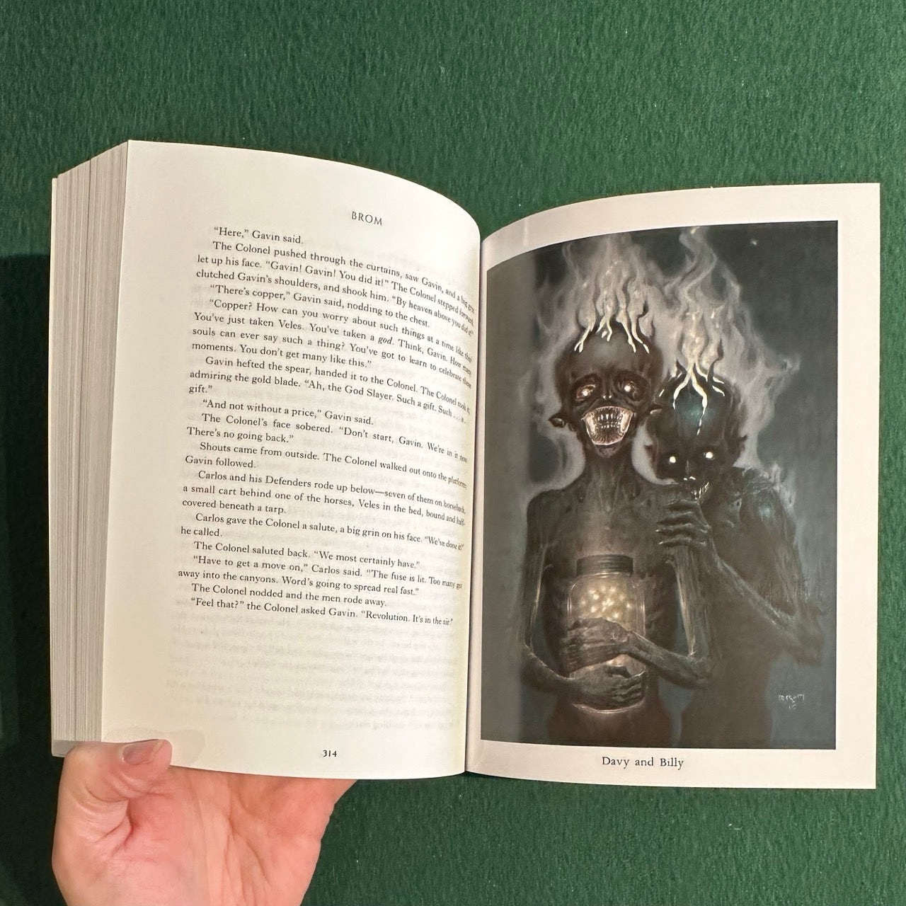 Horror Paperback: Gerald Brom - Lost Gods SIGNED
