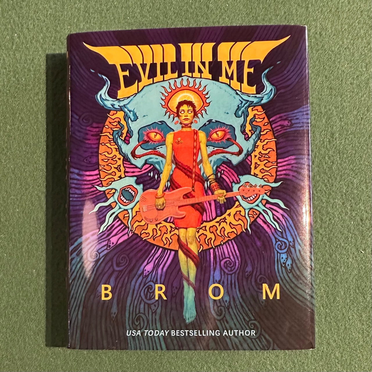Horror Hardback: Gerald Brom - Evil in Me SIGNED FIRST EDITION