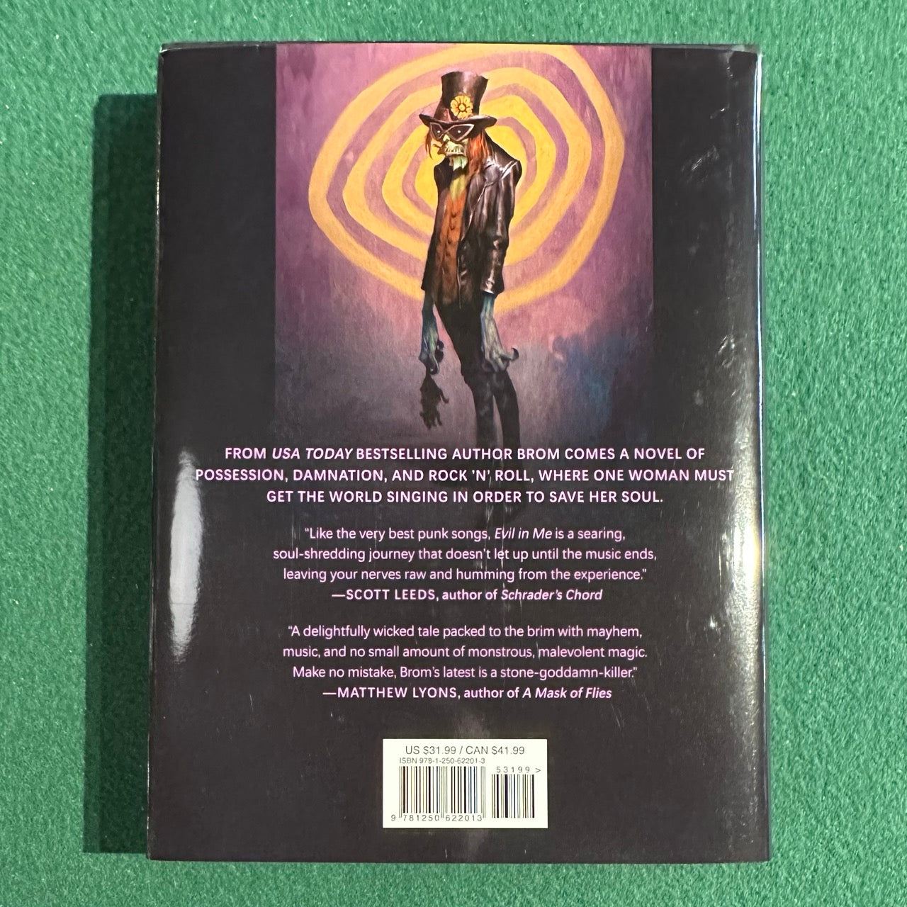 Horror Hardback: Gerald Brom - Evil in Me SIGNED FIRST EDITION