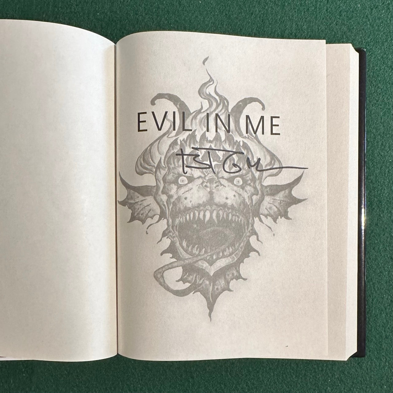 Horror Hardback: Gerald Brom - Evil in Me SIGNED FIRST EDITION