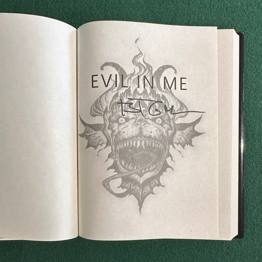 Horror Hardback: Gerald Brom - Evil in Me SIGNED FIRST EDITION