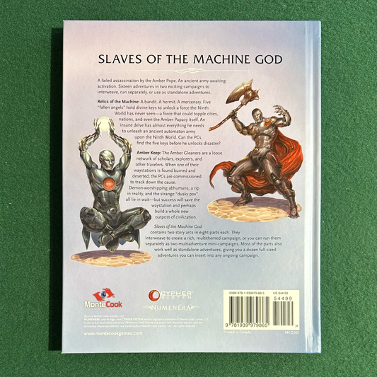 TTRPG Adventure Hardback: Numenera - Slaves of the Machine God - Cypher System