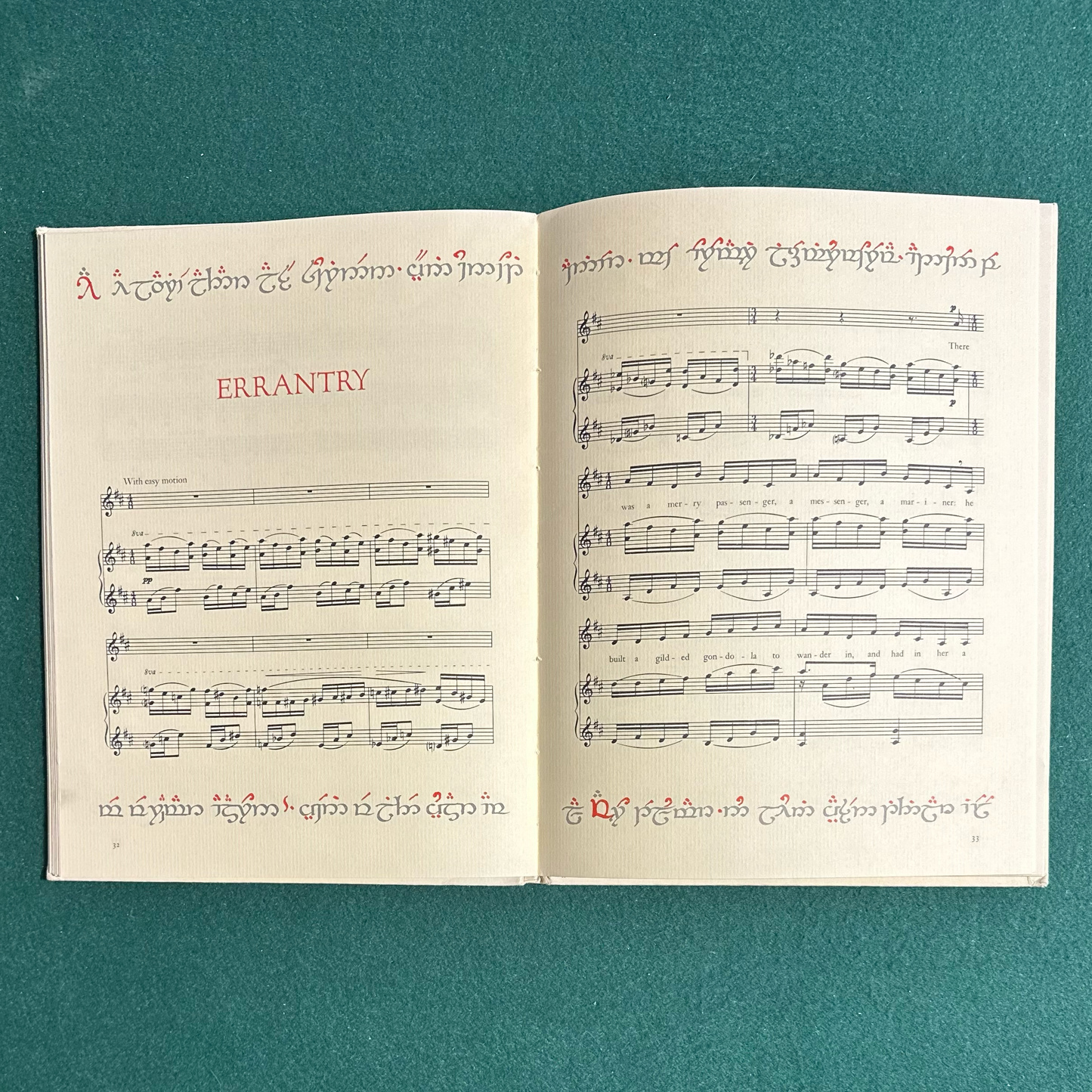 Vintage Fantasy Hardback: JRR Tolkien and Donald Swann - The Road Goes Ever On THIRD PRINTING