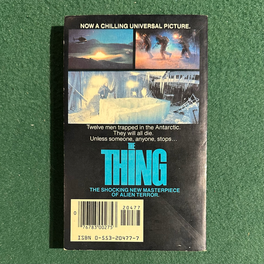 Vintage Sci-Fi Paperback: Alan Dean Foster - The Thing SECOND PRINTING