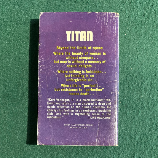 Vintage Fiction Paperback: Kurt Vonnegut, Jr. - The Sirens of Titan FIRST PRINTING