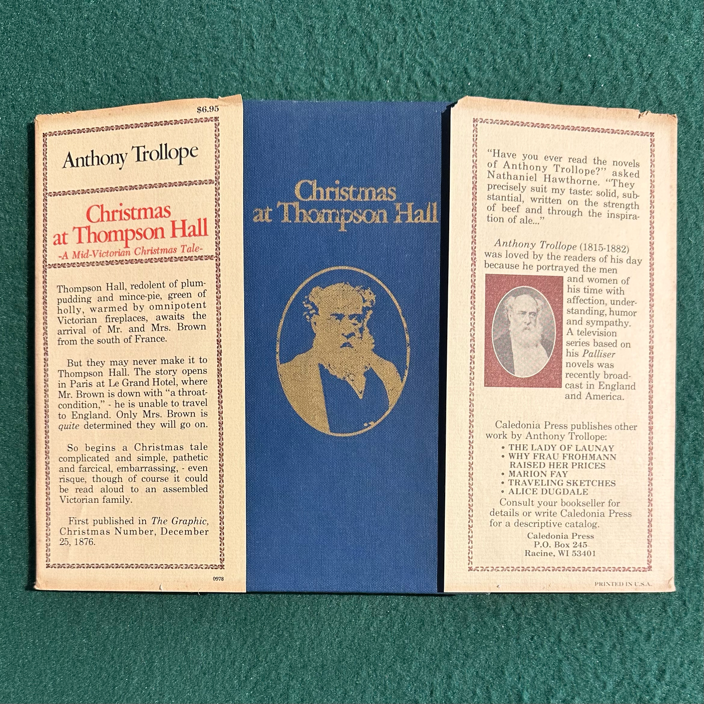 Vintage Fiction Hardback: Anthony Trollope - Christmas at Thompson Hall FIRST PRINTING