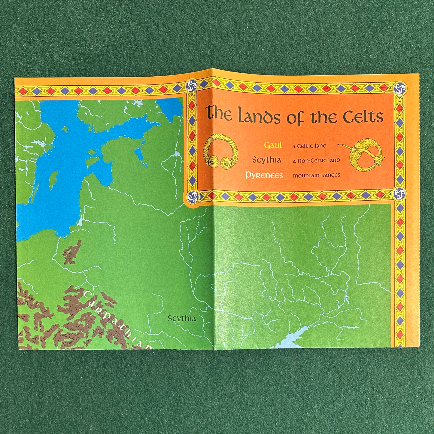 Vintage Dungeons & Dragons 2e Supplement: The Celts w/Map