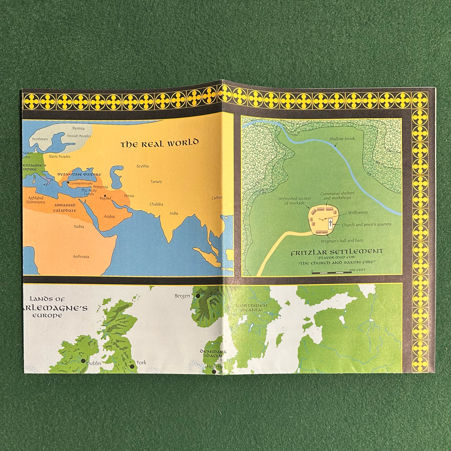 Vintage Dungeons & Dragons 2e Supplement: Charlemagne's Paladins w/Map