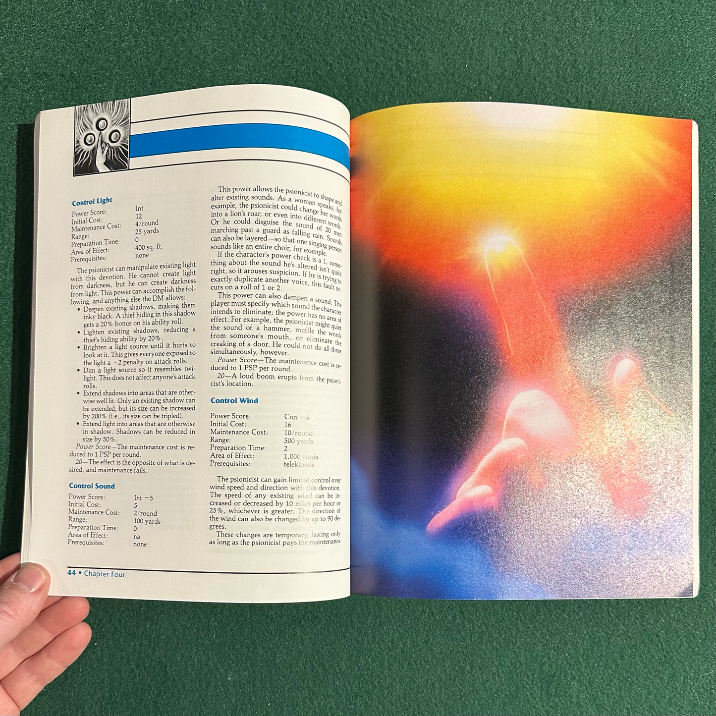 Vintage Advanced Dungeons & Dragons Supplement: The World Complete Psionics Handbook