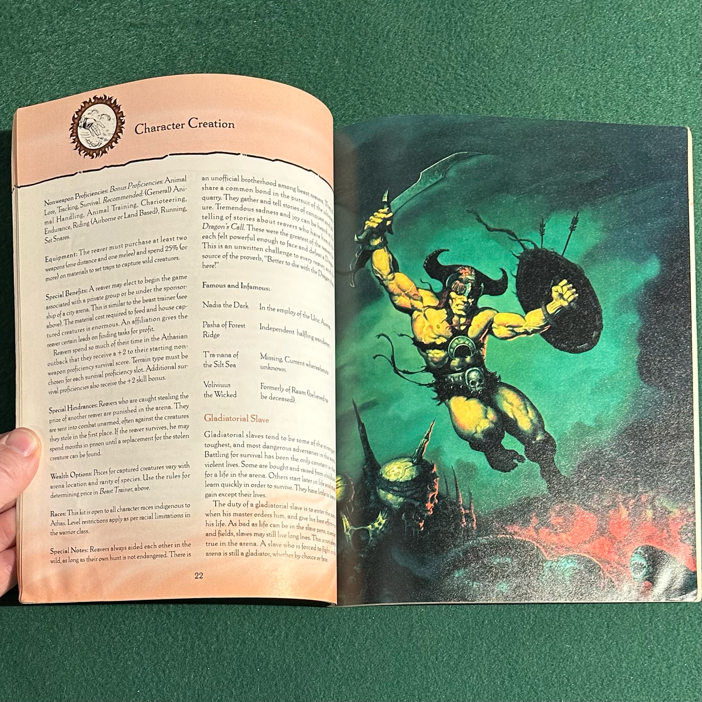 Vintage Advanced Dungeons & Dragons 2e Supplement: The Complete Gladiators Handbook