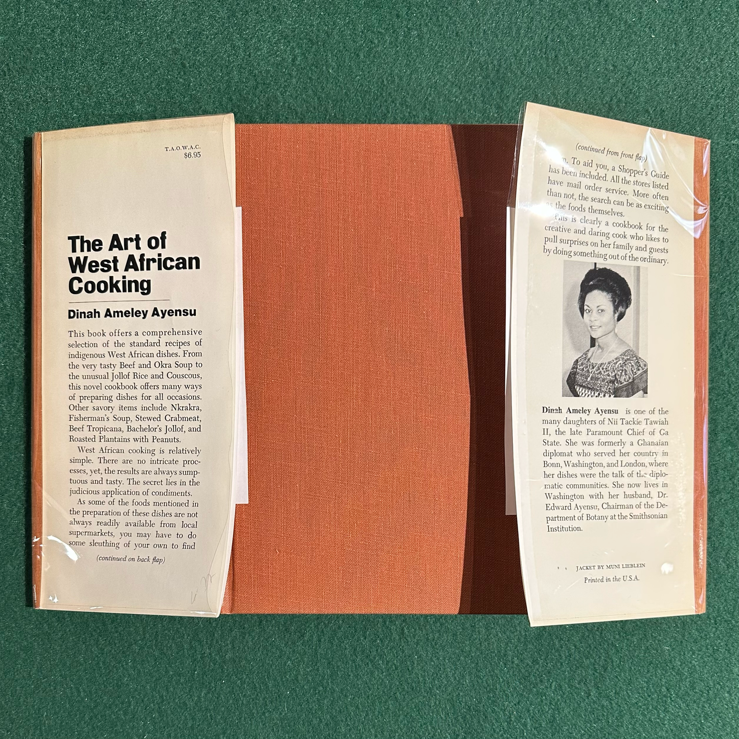 Vintage Cookbook Hardback: Dinah Ameley Ayensu - The Art of West African Cooking FIRST EDITION