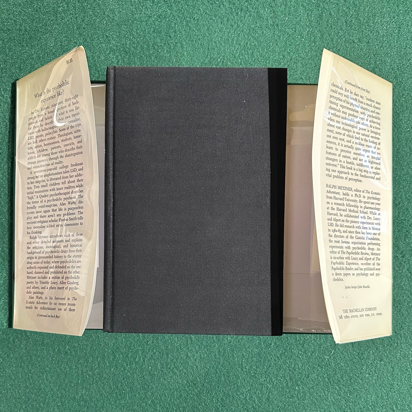 Vintage Non-Fiction Hardback: The Ecstatic Adventure, Edited by Ralph Metzner FIRST EDITION