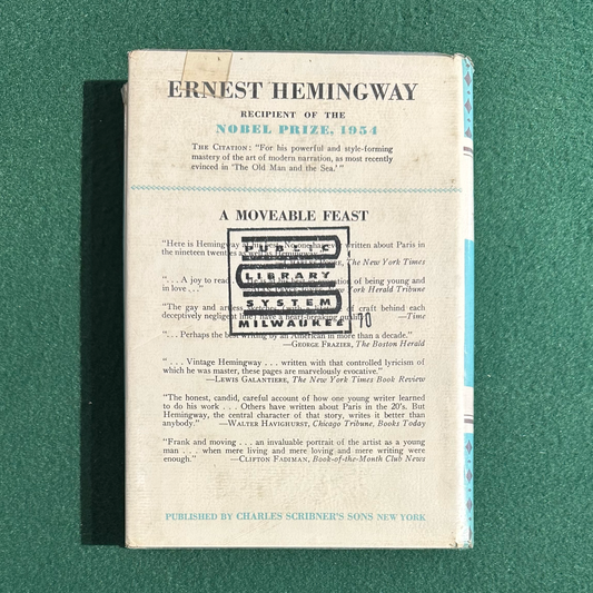 Vintage Fiction Hardback: Ernest Hemingway - To Have and Have Not
