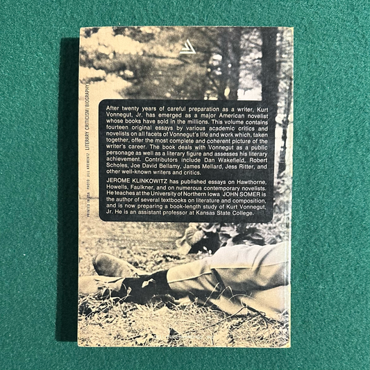 Vintage Non-Fiction Paperback: Jerome Klinkowitz and John Somer - The Vonnegut Statement FIRST PRINTING