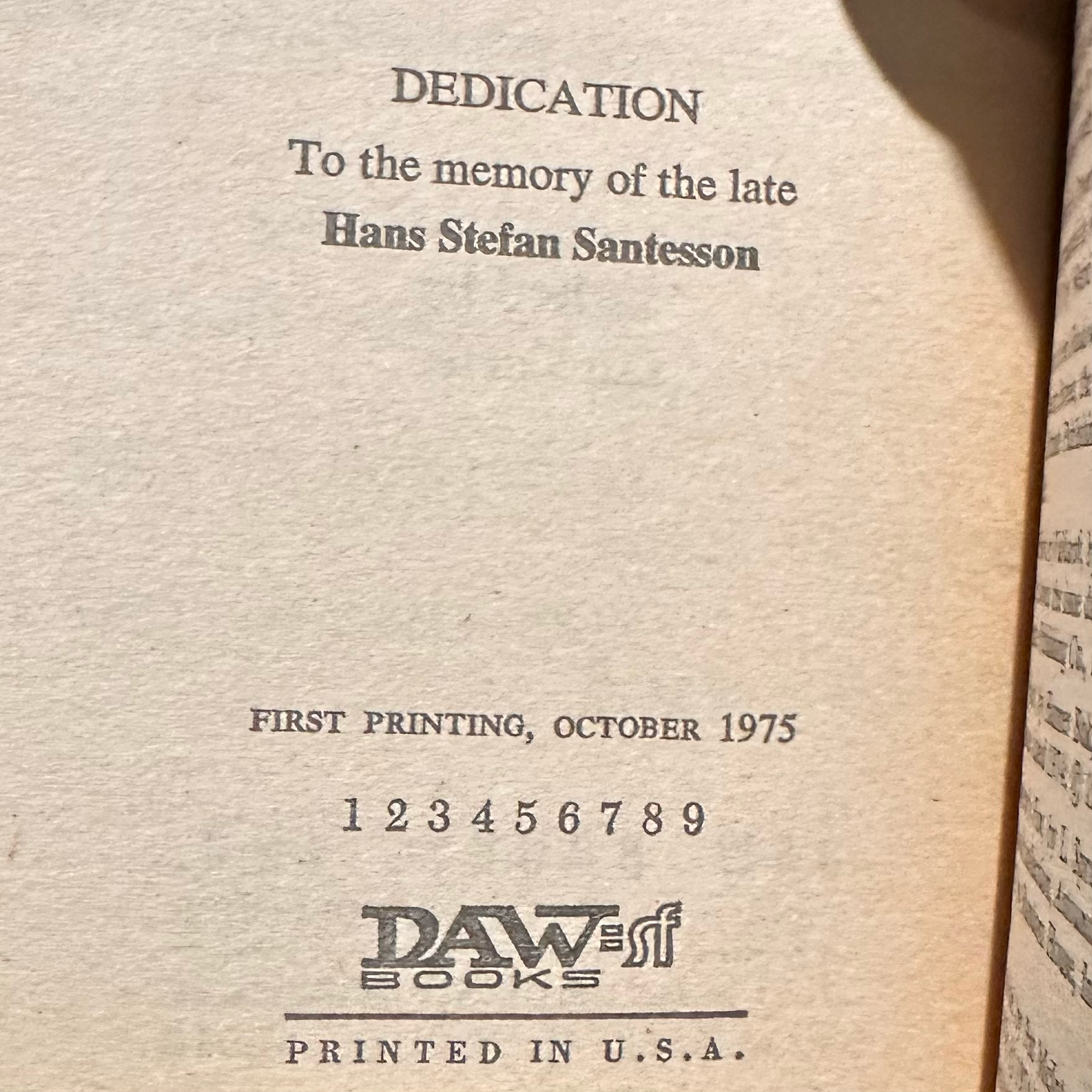 Vintage Fantasy Paperback: The Year's Best Fantasy Stories, Edited by Lin Carter FIRST PRINTING