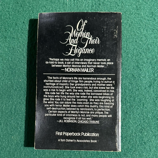 Vintage Fiction Paperback: Norman Mailer - Of Women and Their Elegance FIRST PRINTING