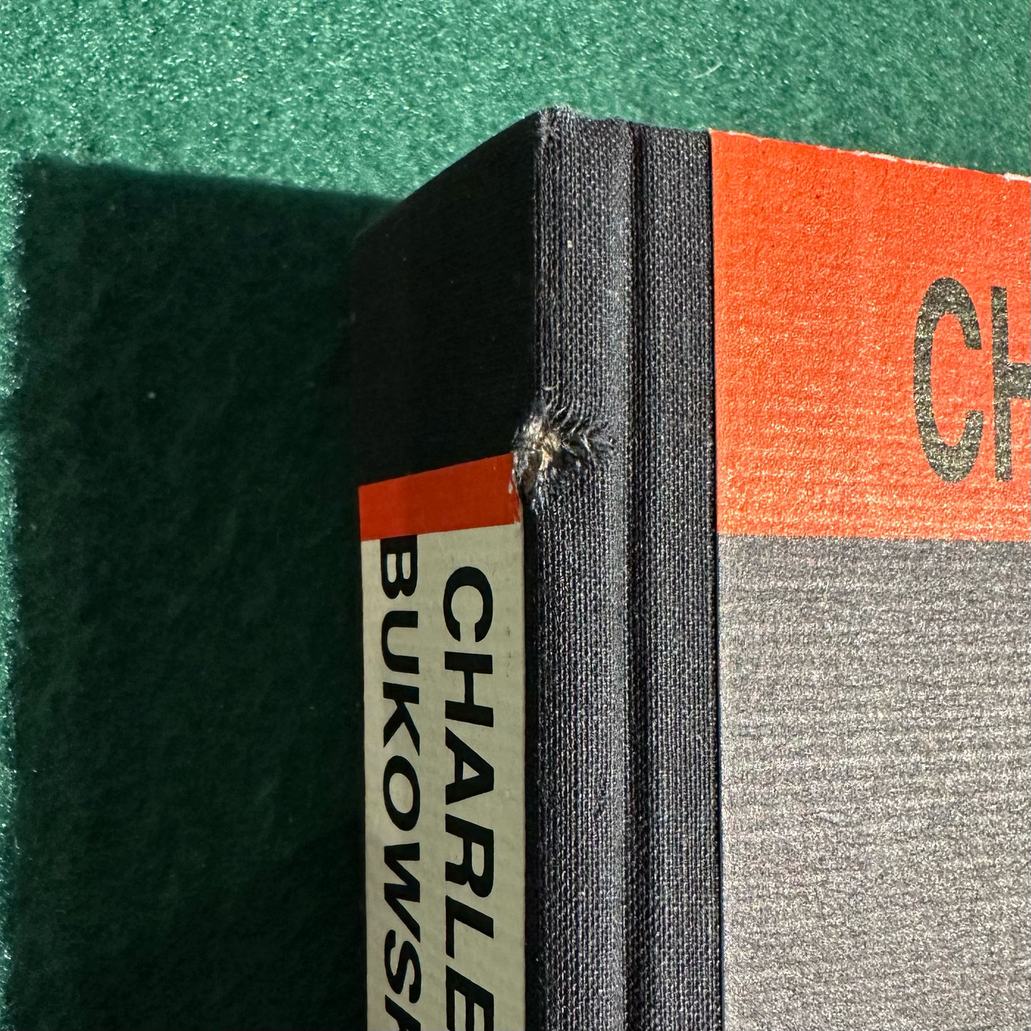 Vintage Poetry Hardback: Charles Bukowski - The Last Night of the Earth Poems THIRD PRINTING