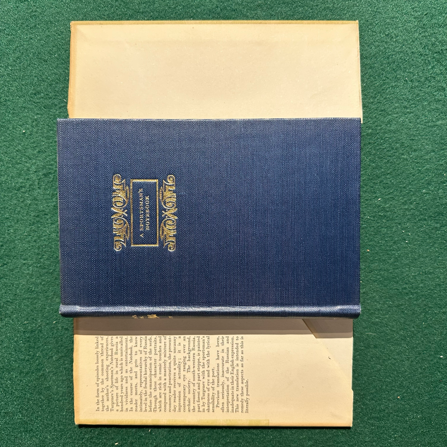 Vintage Fiction Hardback: Ivan Turgenev - A Sportsman's Notebook FIRST EDITION