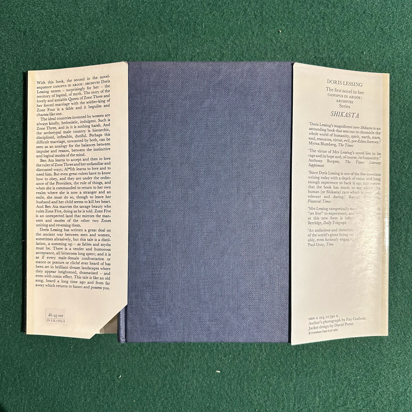 Vintage Fiction Hardback: Doris Lessing - The Marriages Between Zones Three, Four and Five FIRST EDITION