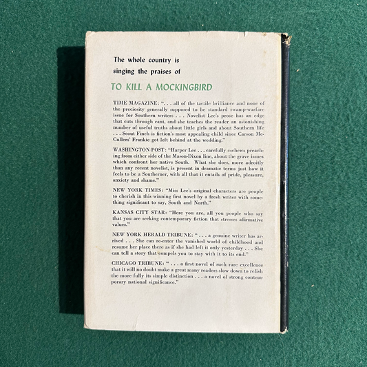 Vintage Fiction Hardback: Harper Lee - To Kill a Mockingbird BOOK CLUB EDITION