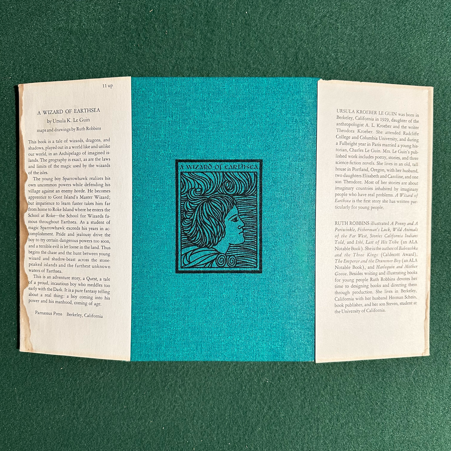 Vintage Fantasy Hardback: Ursula K Le Guin - A Wizard of Earthsea EARLY LIBRARY BINDING