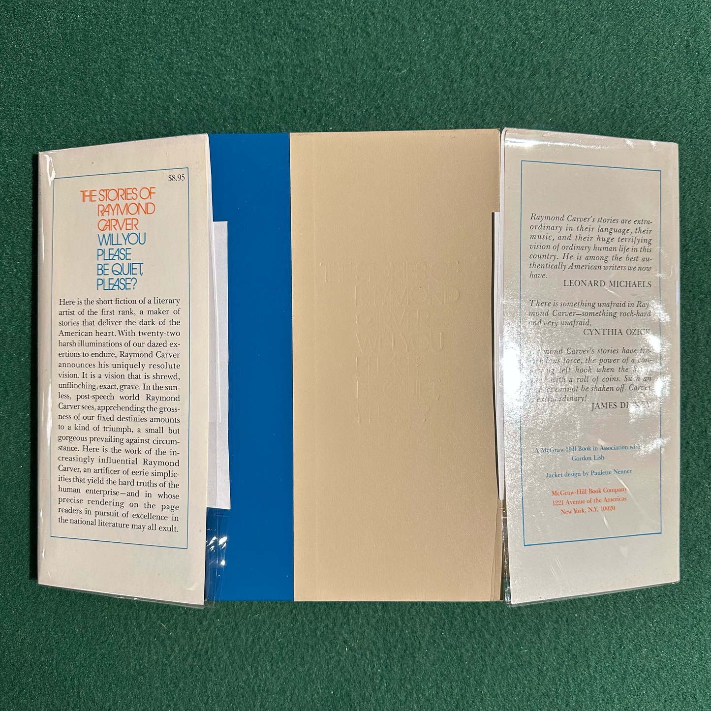 Vintage Fiction Hardback: Raymond Carver - Will You Please Be Quiet, Please? FIRST EDITION